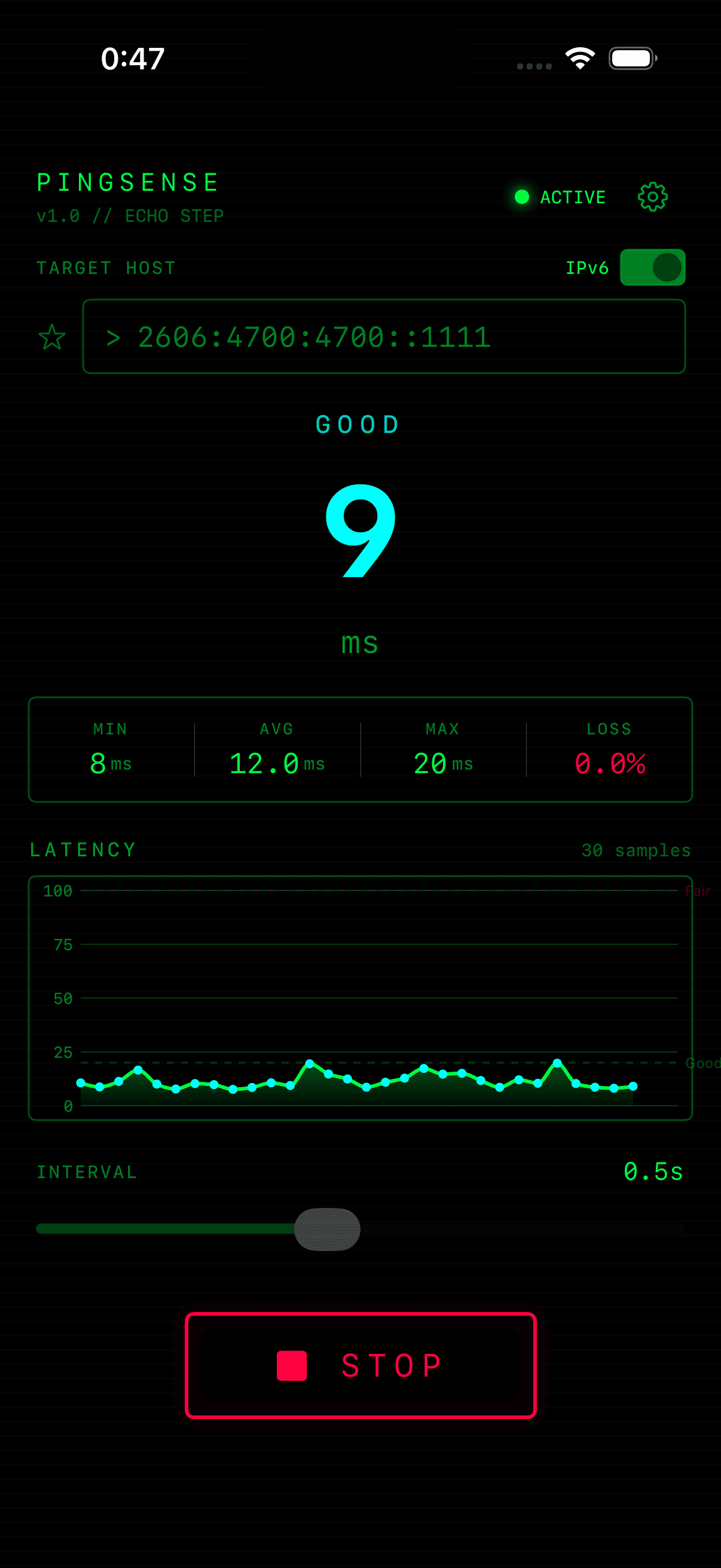 PingSense Screenshot 4